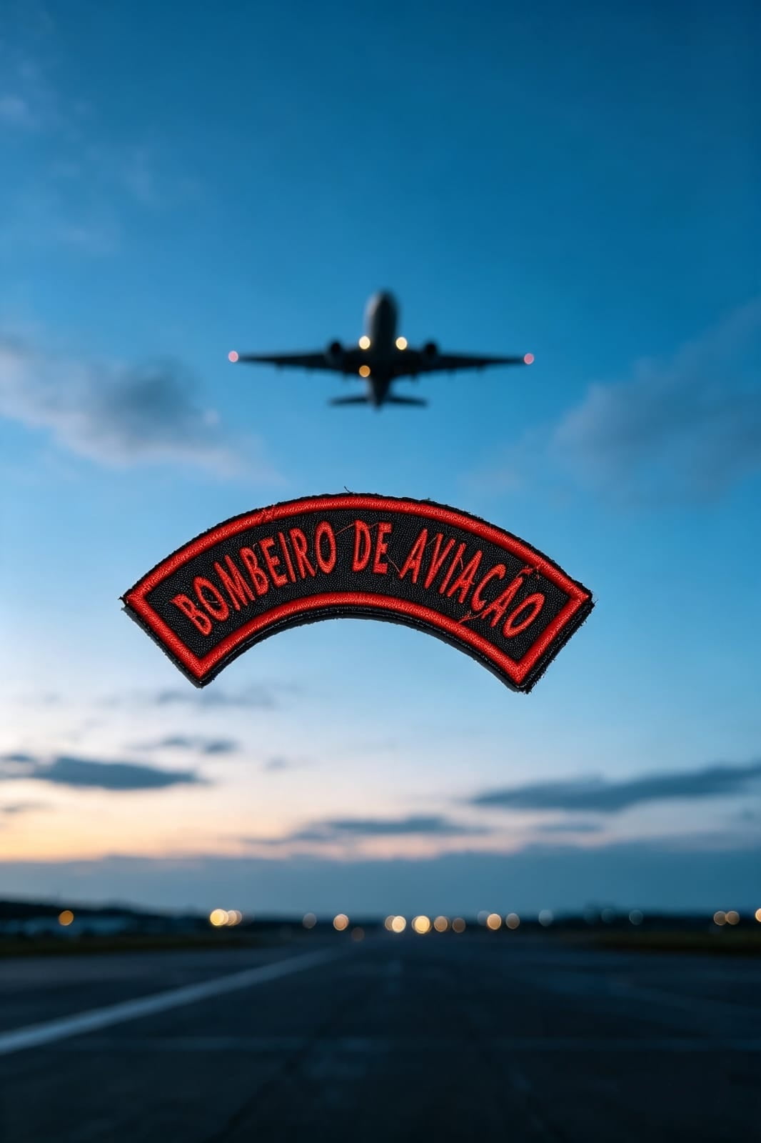 Manicaca Bombeiro De Aviação - Bordada