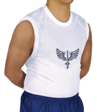 Camisa de educação física sem manga (FAB)