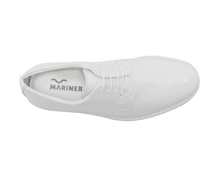 Sapato Branco Masculino Envernizado Alto Brilho da Marinha - Asa Artigos  Militares