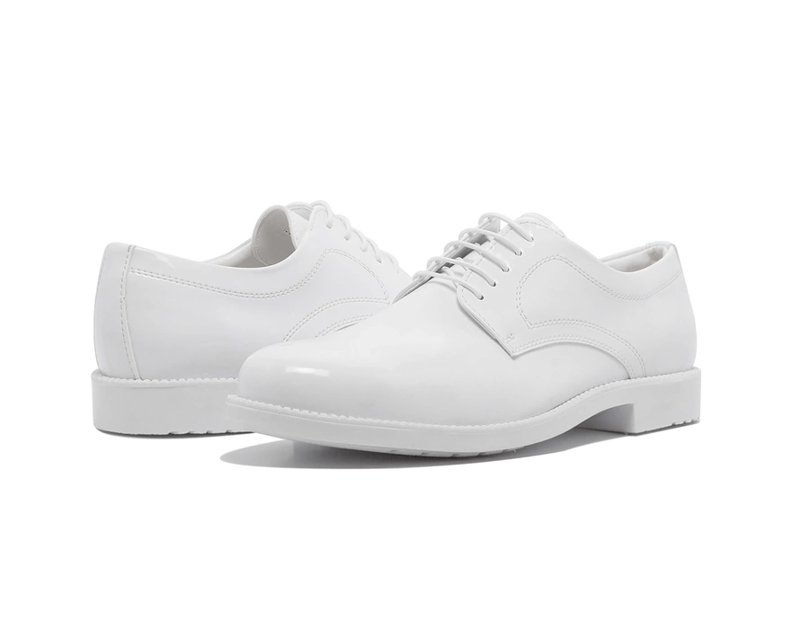 Sapato Branco Masculino Envernizado Alto Brilho da Marinha - Asa Artigos  Militares