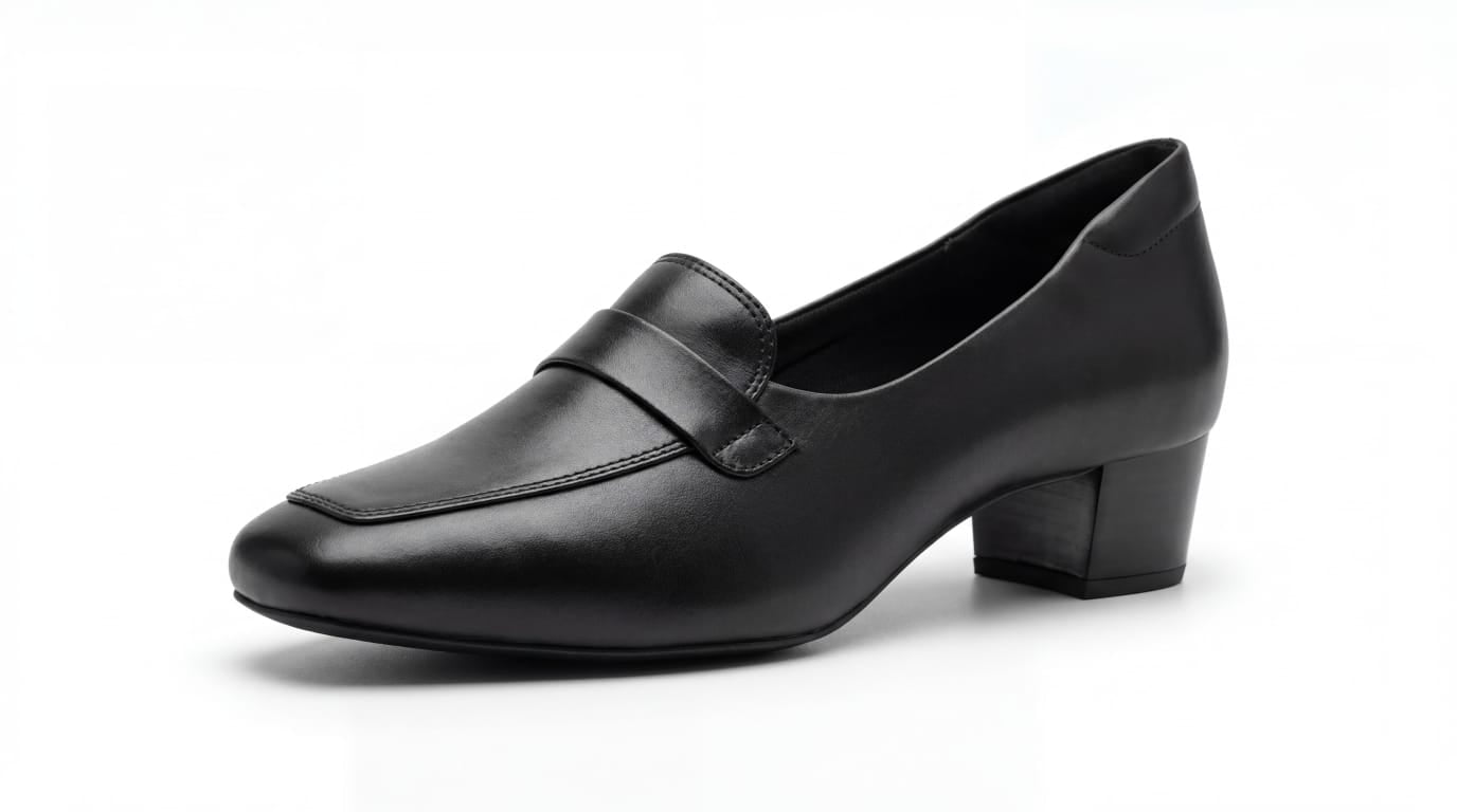 Sapato Preto Feminino da Aeronáutica Com 2,5 cm de Salto