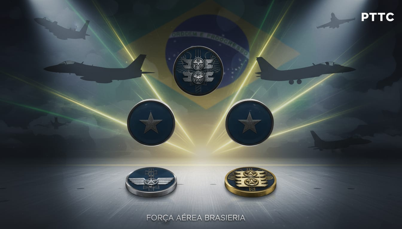 Insignia Ímã Distintivo Militar PTTC