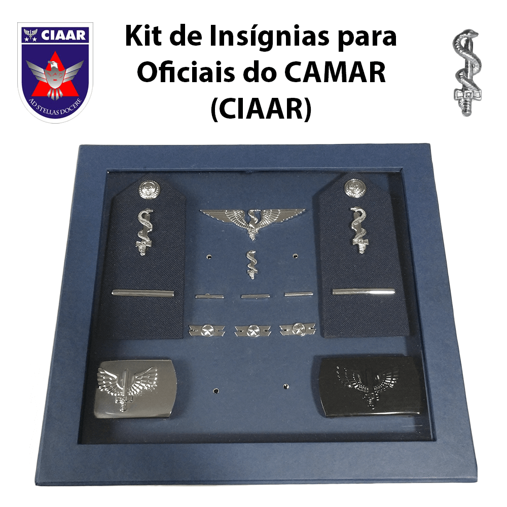 Kit de Insígnias para Oficiais do CAMAR (CIAAR)