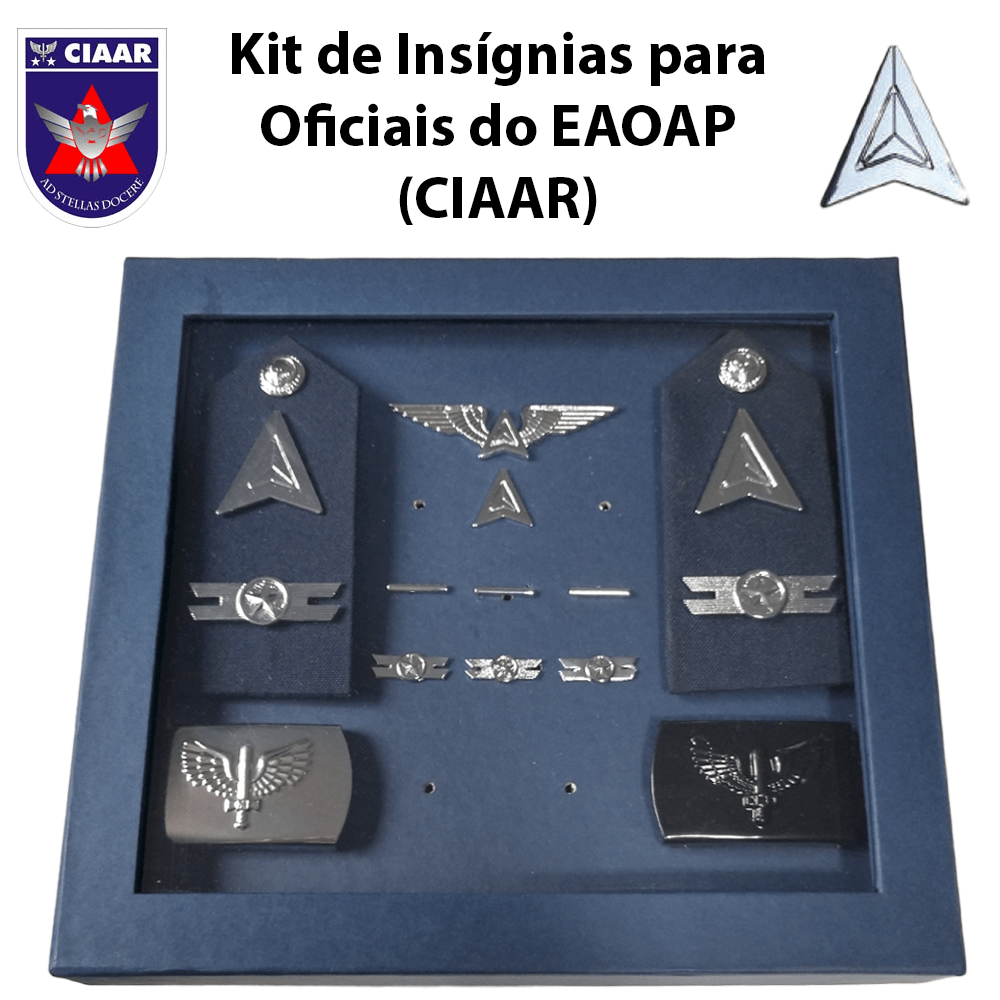 Kit de Insígnias para Oficiais do EAOAP (CIAAR)