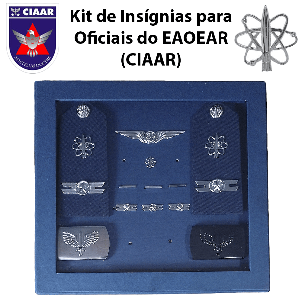 Kit de Insígnias para Oficiais do EAOEAR (CIAAR)