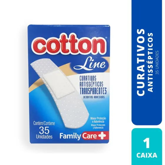 Curativo Adesivo Cotton Line 35 unidades