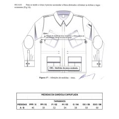 Gandola Camuflada da Aeronáutica - Alta Solidez (Bizurada) 10 uniforme