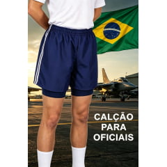 Calção de Educação Física para Oficiais da Aeronáutica. 