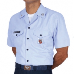 Canícula interna masculina do 7° uniforme 
