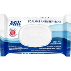 Lenços Umedecidos Pacote c/ 50 unidades Lenços Umedecidos Pacote c/ 50 unidades