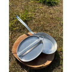 Marmita De Alumínio Oval Tático Padrão Militar.
