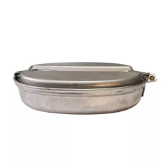 Marmita De Alumínio Oval Tático Padrão Militar.