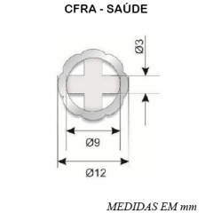 Distintivos metálicos de quadro para uso na gola