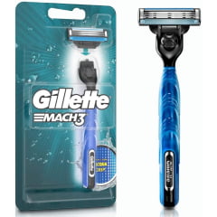 Aparelho de Barbear Gillette Mach3 Acqua-Grip