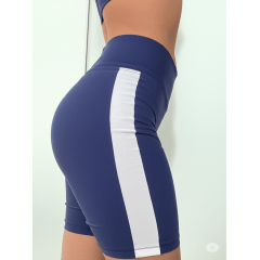 BERMUDA  DE CÓS ALTO AZUL MARINHO FEMININO DA MARINHA