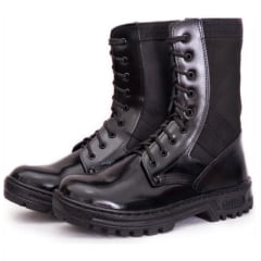 COTURNO CALFESA LONA PRETA COM ZÍPER