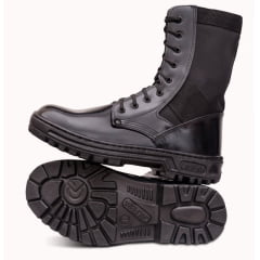 COTURNO CALFESA LONA PRETA COM ZÍPER COTURNO CALFESA LONA PRETA COM ZÍPER