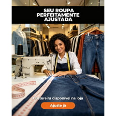 Serviço de Costuras e Ajustes (SOMENTE NA LOJA FÍSICA) ( PRAZO 2 Á 4 DIAS) Serviço de Costuras e Ajustes (SOMENTE NA LOJA FÍSICA) ( PRAZO 2 Á 4 DIAS)